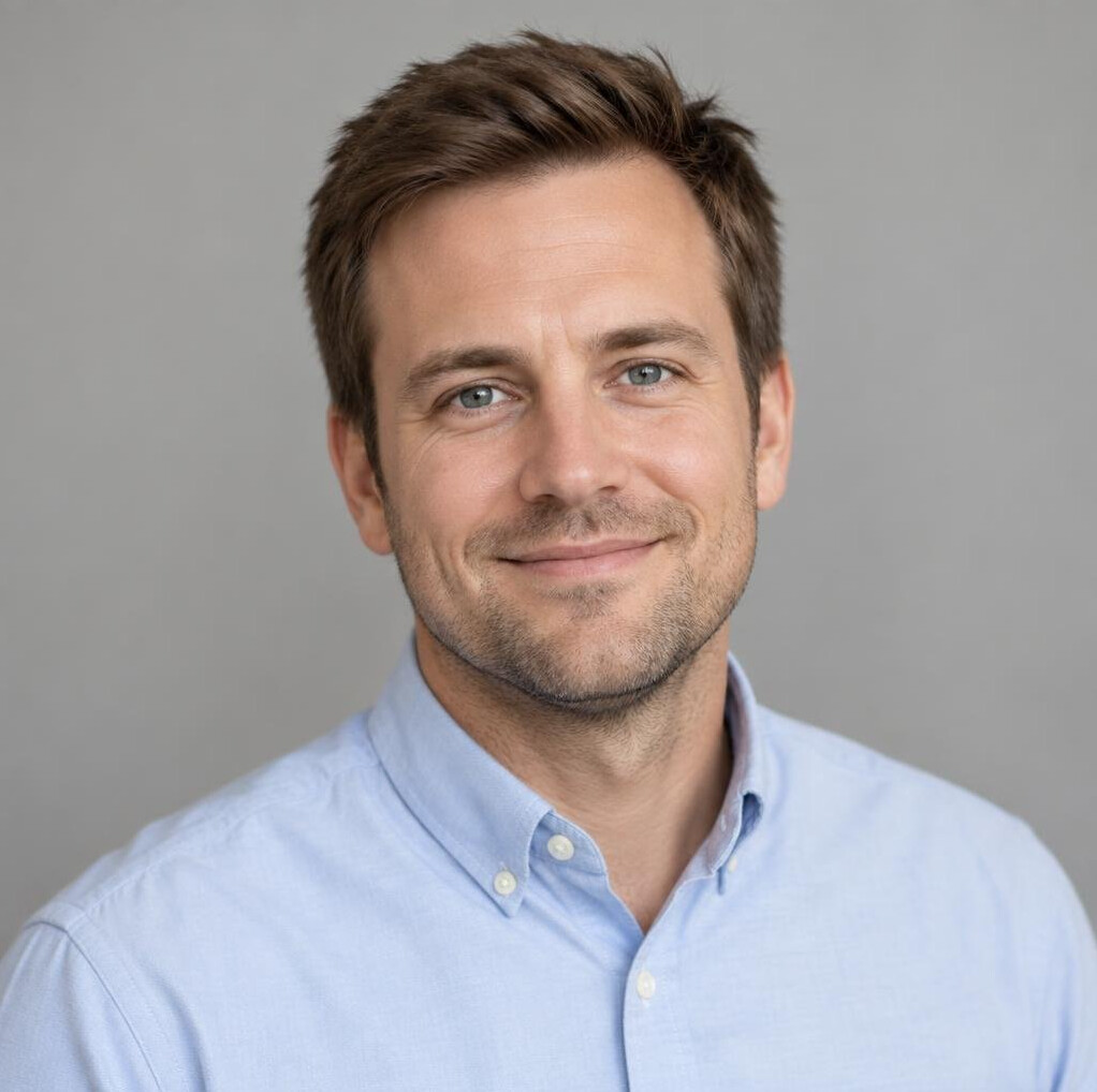 Portrait of a man in a shirt