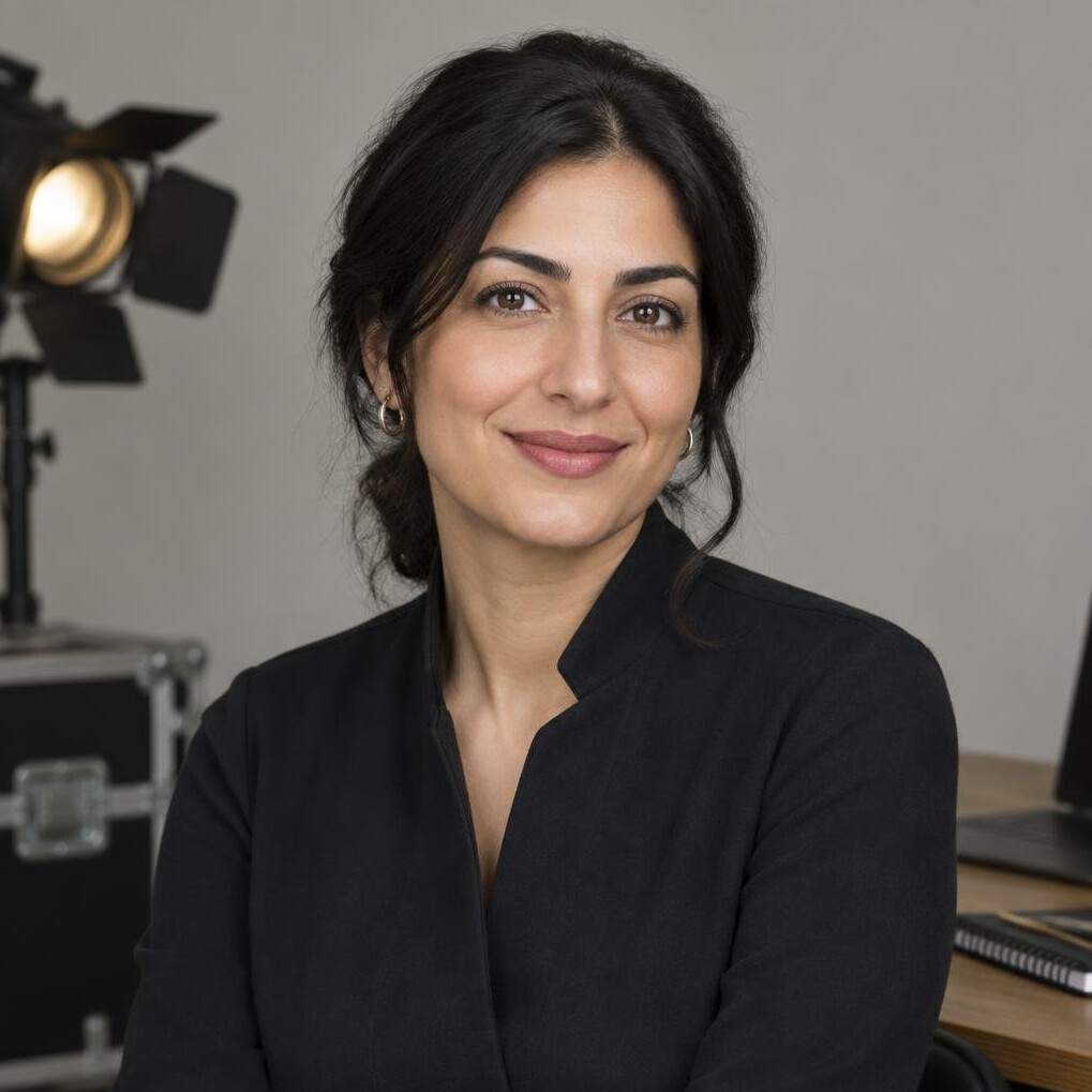 Portrait of a woman with dark hair